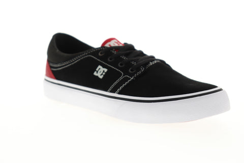 DC Trase SD ADYS300172 Mens Black Suede Lace Up Skate Sneakers Shoes