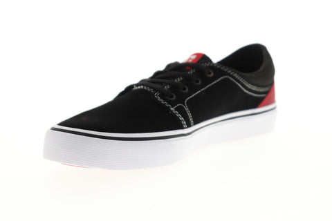 DC Trase SD ADYS300172 Mens Black Suede Lace Up Skate Sneakers Shoes