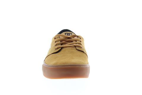 DC Trase SD ADYS300172 Mens Brown Suede Lace Up Skate Sneakers Shoes