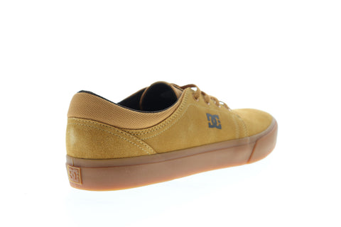 DC Trase SD ADYS300172 Mens Brown Suede Lace Up Skate Sneakers Shoes
