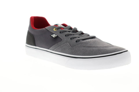 DC Rowlan SD ADYS300500 Mens Gray Suede Lace Up Skate Sneakers Shoes