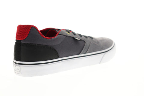 DC Rowlan SD ADYS300500 Mens Gray Suede Lace Up Skate Sneakers Shoes