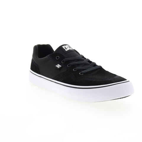 DC Rowlan ADYS300548-BKW Mens Black Suede Skate Inspired Sneakers Shoes