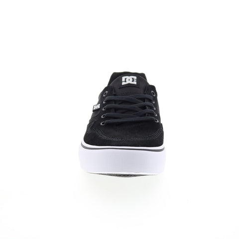 DC Rowlan ADYS300548-BKW Mens Black Suede Skate Inspired Sneakers Shoes