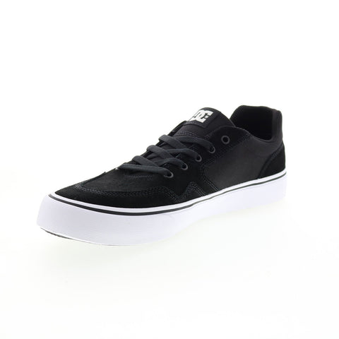 DC Rowlan ADYS300548-BKW Mens Black Suede Skate Inspired Sneakers Shoes
