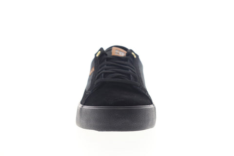 DC Lynnfield S CJ ADYS300555 Mens Black Suede Low Top Skate Sneakers Shoes