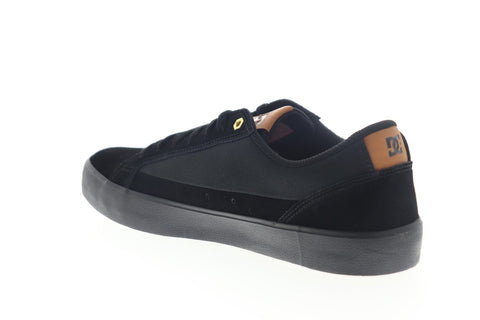 DC Lynnfield S CJ ADYS300555 Mens Black Suede Low Top Skate Sneakers Shoes