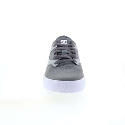 DC Kalis Vulc ADYS300569-DGT Mens Gray Suede Skate Inspired Sneakers Shoes
