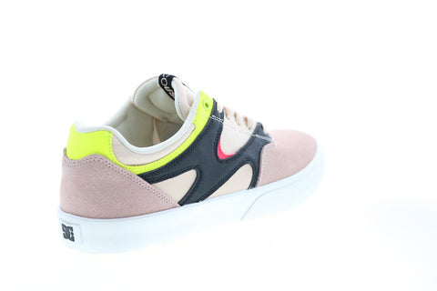DC Kalis Vulc ADYS300569 Mens Pink Nubuck Skate Inspired Sneakers Shoes