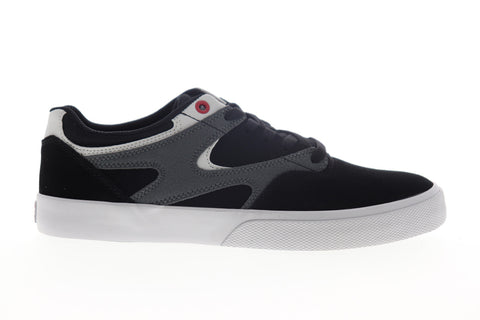 DC Kalis Vulc ADYS300569 Mens Black Suede Skate Inspired Sneakers Shoes