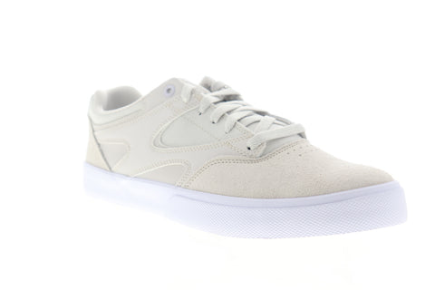 DC Kalis Vulc ADYS300569 Mens Gray Suede Skate Inspired Sneakers Shoes