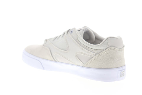 DC Kalis Vulc ADYS300569 Mens Gray Suede Skate Inspired Sneakers Shoes