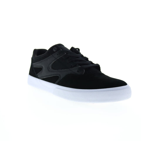 DC Kalis Vulc S ADYS300576 Mens Black Suede Skate Sneakers Shoes