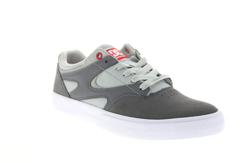 DC Kalis Vulc S ADYS300576-XSSR Mens Gray Skate Inspired Sneakers Shoes