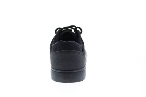 DC Hyde ADYS300580 Mens Black Suede Skate Inspired Sneakers Shoes