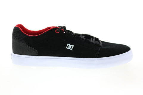 DC Hyde ADYS300580 Mens Black Suede Skate Inspired Sneakers Shoes