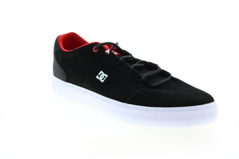 DC Hyde ADYS300580 Mens Black Suede Skate Inspired Sneakers Shoes