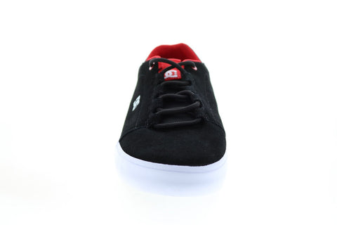 DC Hyde ADYS300580 Mens Black Suede Skate Inspired Sneakers Shoes