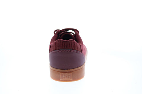 DC Hyde ADYS300580 Mens Burgundy Suede Skate Inspired Sneakers Shoes