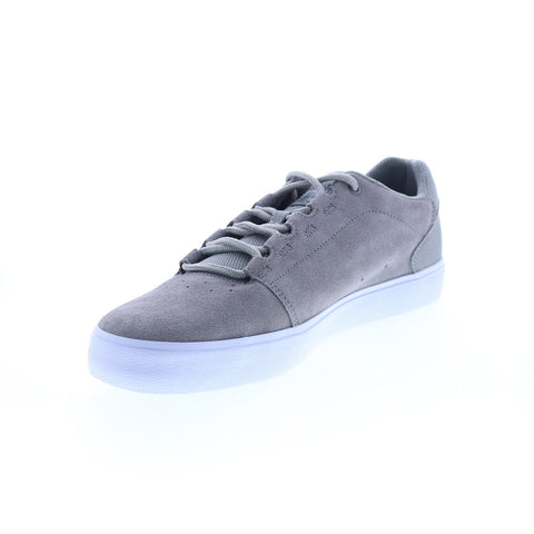 DC Hyde ADYS300580-CO5 Mens Gray Suede Skate Inspired Sneakers Shoes