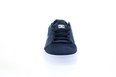 DC Hyde ADYS300580 Mens Blue Nubuck Skate Inspired Sneakers Shoes