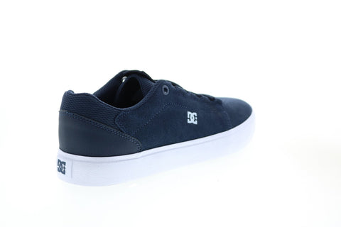 DC Hyde ADYS300580 Mens Blue Nubuck Skate Inspired Sneakers Shoes