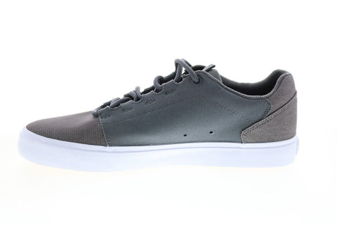DC Hyde ADYS300580 Mens Gray Canvas Skate Inspired Sneakers Shoes