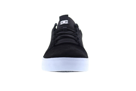 DC Hyde ADYS300580 Mens Black Suede Lace Up Skate Sneakers Shoes