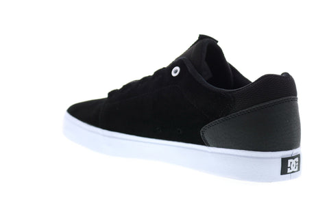 DC Hyde ADYS300580 Mens Black Suede Lace Up Skate Sneakers Shoes