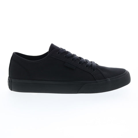 DC Manual ADYS300591-001 Mens Black Canvas Skate Inspired Sneakers Shoes