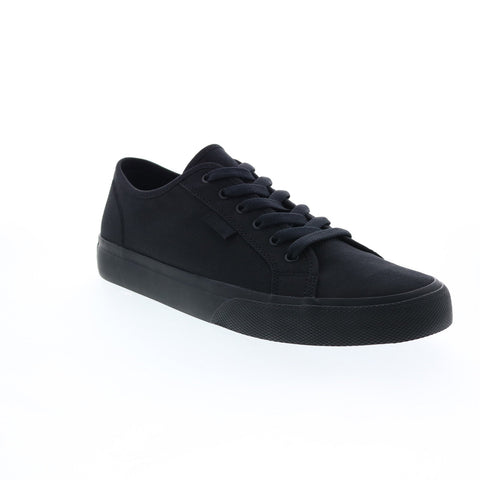 DC Manual ADYS300591-001 Mens Black Canvas Skate Inspired Sneakers Shoes