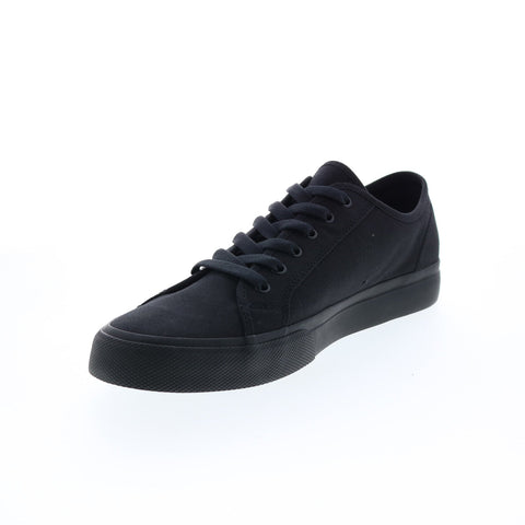 DC Manual ADYS300591-001 Mens Black Canvas Skate Inspired Sneakers Shoes
