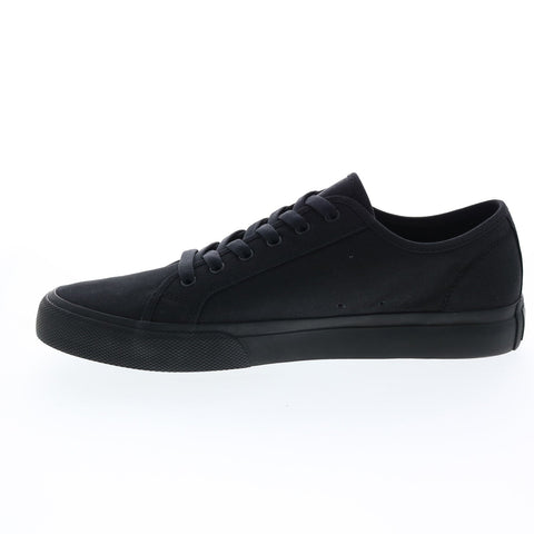 DC Manual ADYS300591-001 Mens Black Canvas Skate Inspired Sneakers Shoes