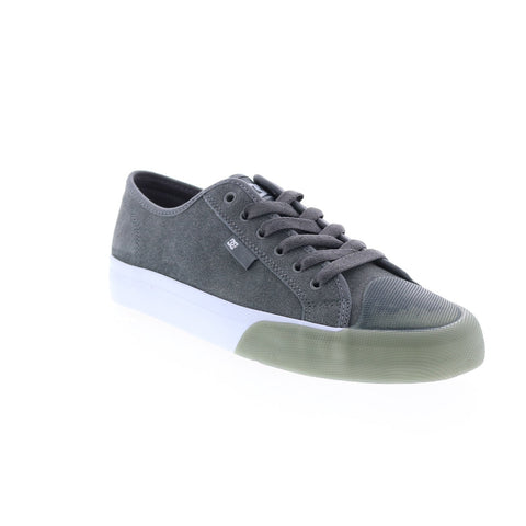 DC Manual RT ADYS300592-GRY Mens Gray Suede Skate Inspired Sneakers Shoes