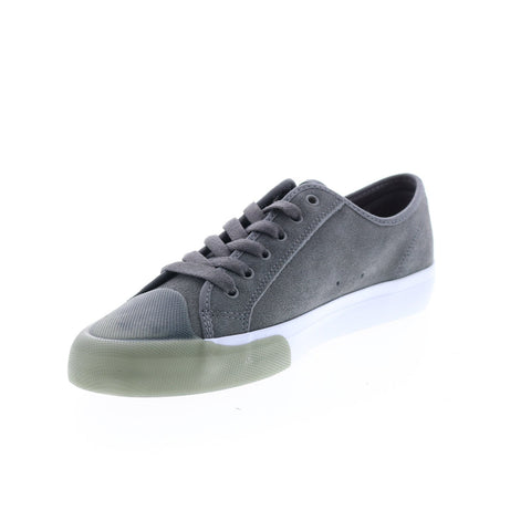DC Manual RT ADYS300592-GRY Mens Gray Suede Skate Inspired Sneakers Shoes