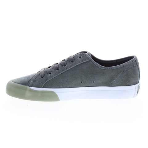 DC Manual RT ADYS300592-GRY Mens Gray Suede Skate Inspired Sneakers Shoes