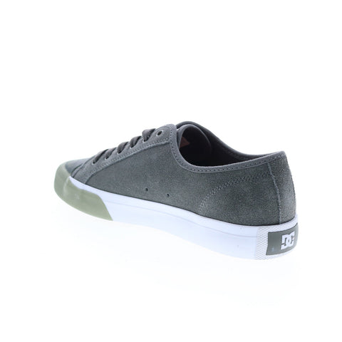 DC Manual RT ADYS300592-GRY Mens Gray Suede Skate Inspired Sneakers Shoes