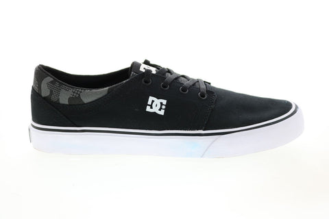 DC Trase TX SE ADYS300603 Mens Black Canvas Skate Inspired Sneakers Shoes