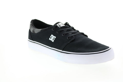 DC Trase TX SE ADYS300603 Mens Black Canvas Skate Inspired Sneakers Shoes