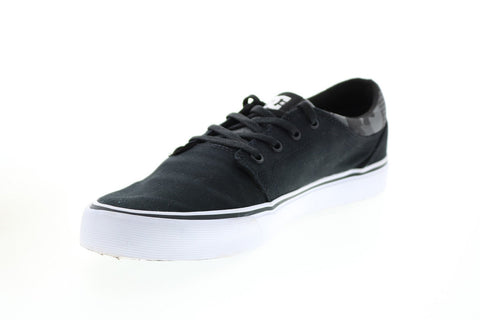 DC Trase TX SE ADYS300603 Mens Black Canvas Skate Inspired Sneakers Shoes