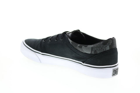 DC Trase TX SE ADYS300603 Mens Black Canvas Skate Inspired Sneakers Shoes