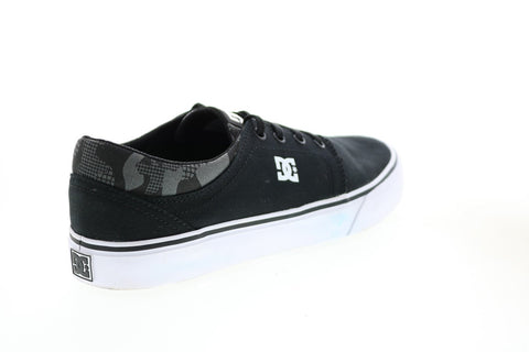 DC Trase TX SE ADYS300603 Mens Black Canvas Skate Inspired Sneakers Shoes