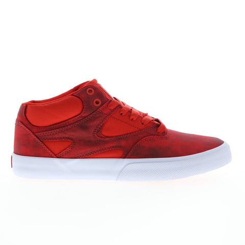 DC Kalis Vulc Mid ADYS300622-RUS Mens Red Skate Inspired Sneakers Shoes