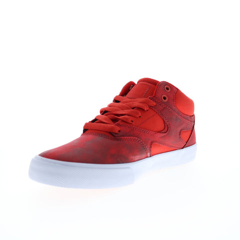 DC Kalis Vulc Mid ADYS300622-RUS Mens Red Skate Inspired Sneakers Shoes