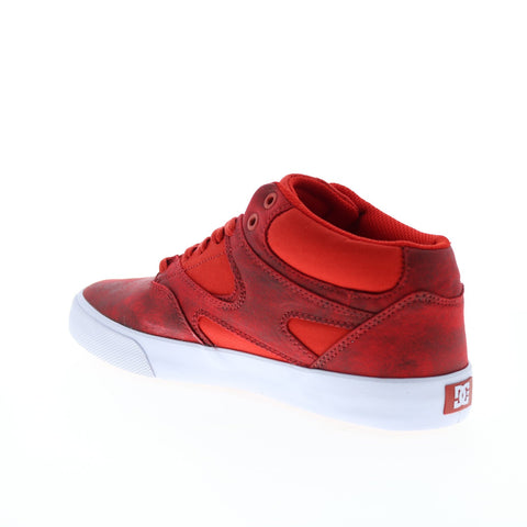 DC Kalis Vulc Mid ADYS300622-RUS Mens Red Skate Inspired Sneakers Shoes