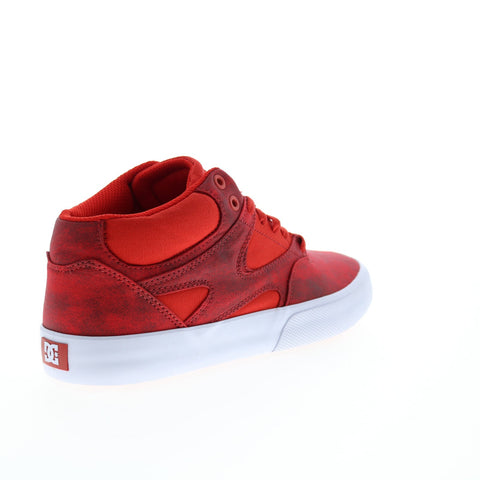 DC Kalis Vulc Mid ADYS300622-RUS Mens Red Skate Inspired Sneakers Shoes