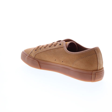 DC Manual S ADYS300637-BNG Mens Brown Suede Skate Inspired Sneakers Shoes