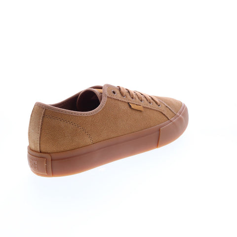 DC Manual S ADYS300637-BNG Mens Brown Suede Skate Inspired Sneakers Shoes