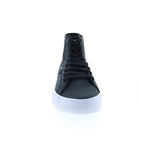 DC Manual HI TX SE ADYS300644-BKW Mens Black Skate Inspired Sneakers Shoes