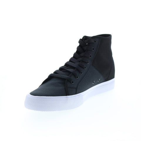 DC Manual HI TX SE ADYS300644-BKW Mens Black Skate Inspired Sneakers Shoes